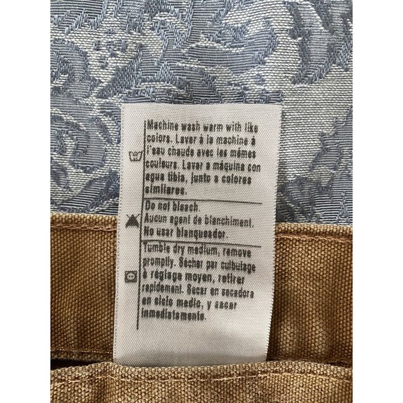 Carhartt B11 BRN Brown Dungaree Fit Mens Carpenter Utility Work Pants Size 38X34 - Picture 4 of 12